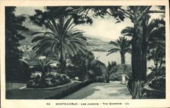 CPA Monte Carlo Les Jardins 
