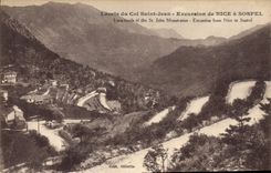CPA Lacets du Col Saint Jean Excursion de Nice a Sospel 