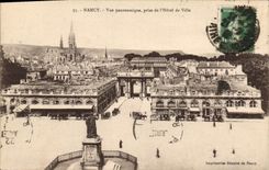 CPA Nancy Vue panoramique prise de l'Hotel de Ville 