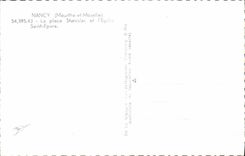 CPA Nancy Meurthe et Moselle La place Stanislas et l'Eglise Saint Epevre 