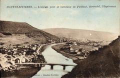CPA Hautes Rivieres L'ancien pont et hameaux de Failloue Sorendal l'Esperance 