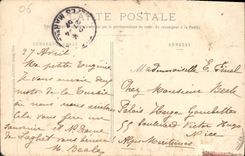 CPA Notre Dame de Laghet Environs de Nice Route de la Corniche par la Turbie 