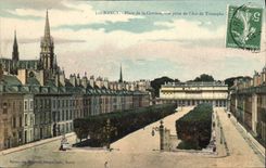 CPA Nancy Place de la Carriere vue prise de l'Arc de Triomphe 