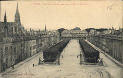 CPA Nancy Place de la Carriere vue prise de l'Arc de Triomphe 