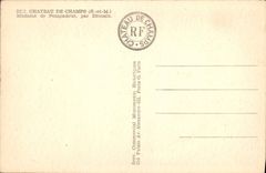 CPA Chateau de Champs S et M Madame de Pompadour par Drouais 