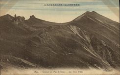 CPA L'Auvergne Illustre Sommet du Puy de Sancy Les Trois Filles 