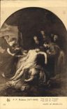 CPA PP Rubens Pieta avec St Francois Musee de Bruxelles 