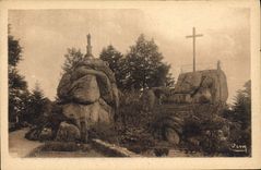 CPA ND de L'Hermitage Les Rochers de Peyratine 