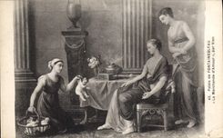 CPA Palais de Fontainebleau La Marchande d'Amour 