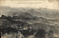 CPA Vue sur les Montagnes depuis le sommet de la Dent Doche