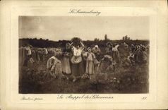 CPA Le Luxembourg Le Rappel des Glaneuses 