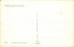 CPA Bologna Museo di S Petronio Croce d'argento del secolo XV 