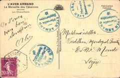 CPA L'Aven Armand La Merveille des Cevennes Les Choux fleurs 