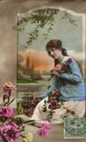 CPA Bonne Fete Femme