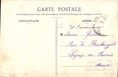 CPA Fleur de Sourire Femme