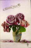 CPA Bonne Fete Fleurs