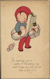CPA I'm sending you a world of Christmas joy and I hope you will never lose a bit of it 