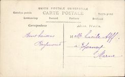 CPA Bon pour une annee de bonheur Enfant