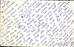 CPA Le Langage des Fleurs Femme