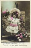 CPA En respirant mes fleurs vous saurez ma tendresse Enfant