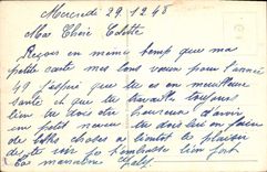 CPA Bonne Annee Fleurs Fer a cheval