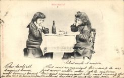 CPA Benedicite Enfants