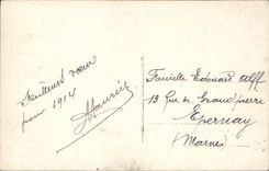 CPA Bonne Annee Femme