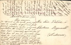 CPA Cherissez vous jeunes epoux Nous faison des voeux pour vous Femme Mariage