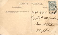 CPA L'Attente Oui Alors permets que je t'embrasse Femme