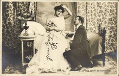 CPA Et vous servie de chambriere Femme