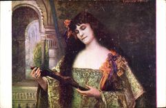 CPA Salon de Paris Consuelo Fould Vers la foi