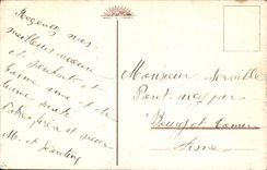 CPA Bonne Annee Arbre