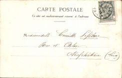 CPA Au Clair de la Lune Caleche Femme