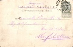 CPA Meditation Femme