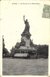 CPA Paris La Statue de la Republique 