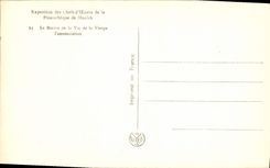 CPA Exposition des Chefs d'Oeuvre de la Pinaco heque de Munich Le Maitre de la Vie de la Vierge l'an