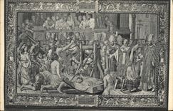 CPA Musee Galliere Invention des reliques des Saints Gervais et Protais dans la Cathedrale de Milan 