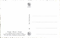 CPA Bruges Eglise Notre Dame Tombeau de Charles le Temeraire 