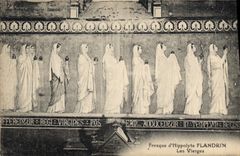 CPA Fresque d'Hippolyte Flandrin Les Vierges 