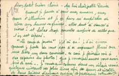 CPA Le Coup de Foudre Femme 