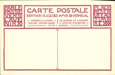 CPA Verneuil sur Avre Eglise Ste Madeleine