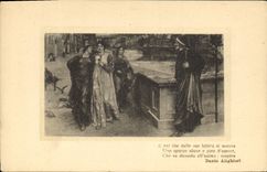 CPA L'par che dalle sue labbia su muova 