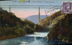 CPA L'Auvergne Viaduc des Fades le geant d'Europe 