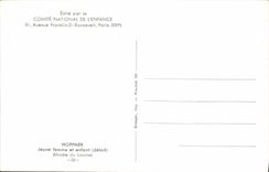 CPA Hoppner Jeune femme et enfant detail Musee du Louvre