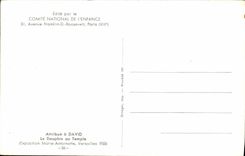 CPA Attribue a David Le Dauphin au Temple 