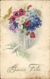 CPA Bonne Fete Fleurs