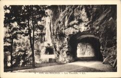CPA Col des Roches Les Tunnels 