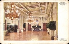 CPA Hotel Metropole Wien Der Festsaal 
