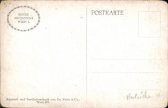 CPA Hotel Metropole Wien Der Festsaal 