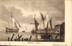 CPA Musee Royal de la Haye Storck Marine 